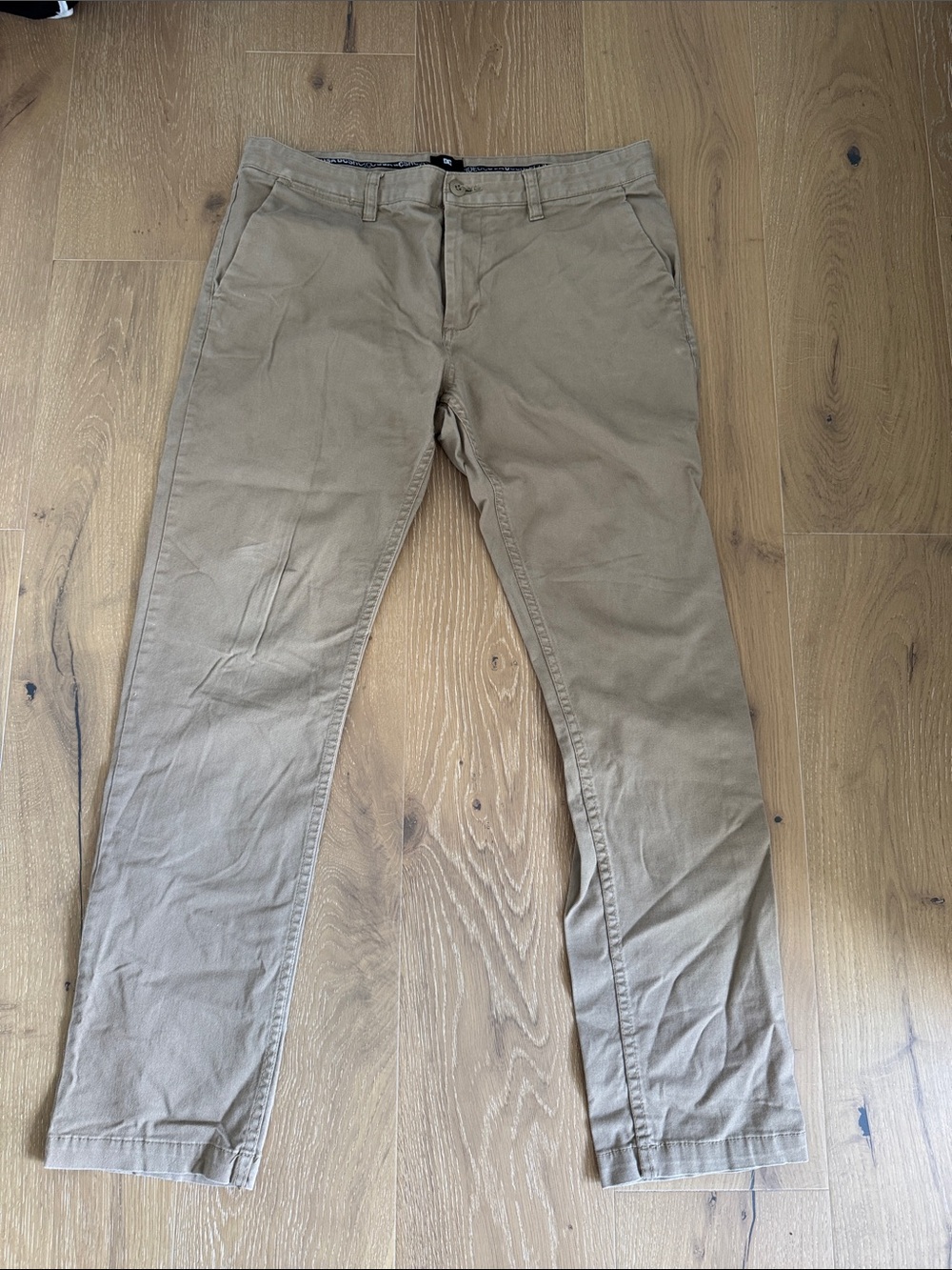 DC Men's Chino Pants in Khaki Brown